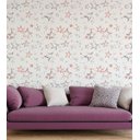 Ver imagem 4 de Papel De Parede Para Quarto Sala Estrelas Rosa Cinza Branco