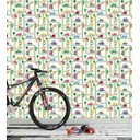 Ver imagem 3 de Papel De Parede Para Quarto De Criança Infantil Cor Branco Com Detalhes Colorido