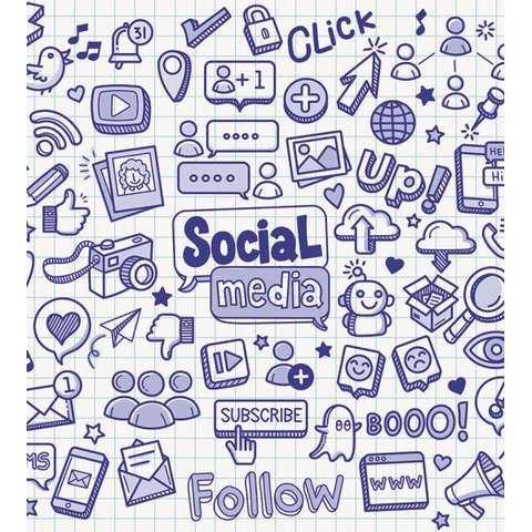 Papel De Parede Para Sala Quarto Social Media Tons De Azul E Cinza