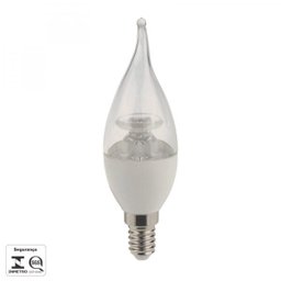 Lâmpada LED Vela Chama E14 45W 320Lm Bella Iluminação - 1 Lâmpada LED Vela Chama E14 45W 320Lm Bella Iluminação - 1