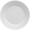 Ver imagem 1 de Jogo 20 Pratos Fundos em Porcelana Branca Diamante Germer 23,5cm Mesa Posta Jantar