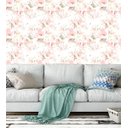 Ver imagem 3 de Papel De Parede Para Sala Quarto Flores Com Tons De Rosa E Branco
