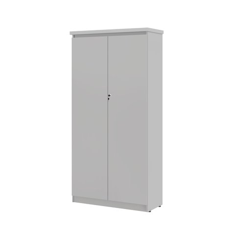 Armário Escritório 2 Portas Linea 30 Cinza