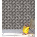 Ver imagem 1 de Papel De Parede Geometrico Com Efeito 3D Tons De Cinza Preto Para Quarto Sala
