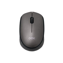 Mouse sem Fio 1200 DPI COSY OEX MS409 Cinza e Preto - 1