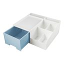 Ver imagem 1 de Organizador Multiuso de 1 Gaveta de Mesa Lifestyle Jacki Design Azul