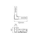 Ver imagem 2 de Conector L Horizontal para Trilho de Sobrepor S.Line 24V Branco Stella Bivolt
