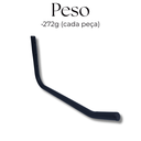 Ver imagem 5 de 10 Fixadores Multiuso Suporte de Parede Bike Escada Cadeira Formato Gancho Estilo Moderno Preto