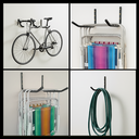 Ver imagem 2 de 10 Fixadores Multiuso Suporte de Parede Bike Escada Cadeira Formato Gancho Estilo Moderno Preto