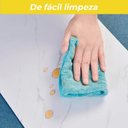 Ver mais imagens de Kit 10 Placas Autocolantes Mármore Adesivo Vinílico Azulejo Branco Brilhoso 3d Brinovar