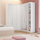 Ver imagem 1 de Modulado Closet Espelhado 5 Portas 6gav Linea Novo Horizonte