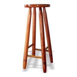 banco alto de madeira 70 cm bares padarias e restaurantes - 1