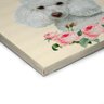 Quadro Decorativo em Tela Canvas Poodle Flores - 50x50cm - Arte Maníacos - 2