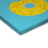 Quadro Decorativo em Tela Canvas Donut Amarelo - 50x50cm - Arte Maníacos - 2