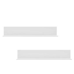 Jogo Prateleiras Decorativas 90 Cms:Branco - 3