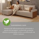 Ver mais imagens de Sofá Linving com Chaise Confort 318cm 4 Lugares Novo Horizonte