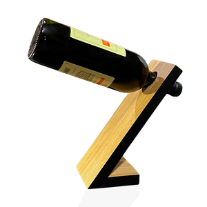 Porta Vinho Amadeirado Mdf 15mm – Suporte Decorativo Moderno