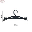 Ver imagem 4 de Kit 100un. Cabide para Lingerie Pp Preto