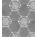 Ver imagem 2 de Papel De Parede Cinza Branco Efeito 3D Para Quarto Sala Estilo Madeira