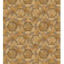 Ver imagem 2 de Papel De Parede Para Sala Quarto Com Efeito 3D Em Tons De Bege Estilo Madeira