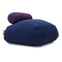 Ver imagem 1 de Puff Sensorial Relax Ergonômico Encosto Enchimento Perolas Azul