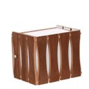 Ver imagem 2 de Arandela Adri Rq1702arml Ripada Redondo 17x14cm 2xe27 Cor:laser
