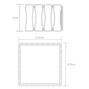 Ver imagem 3 de Arandela Adri Rq1702arml Ripada Redondo 17x14cm 2xe27 Cor:laser