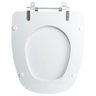 Tampa Vaso Sanitário Madeira Laqueada Monte Carlo Branco para Bacia Deca - 5