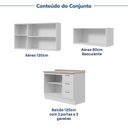 Ver imagem 6 de Cozinha Planejada 3 Peças com Tampo Marselha CabeCasa MadeiraOriginals Branco