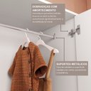 Ver mais imagens de Guarda-Roupa Infantil 3 Portas e 2 Gavetas 100% MDF Alice Branco/Louro Freijó Grann