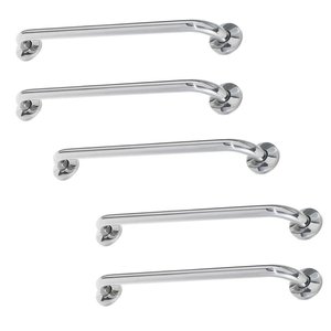 Alça Barra de Apoio 80cm Acessibilidade Kit 5 Unidades Idoso Cadeirante Deficiente Apoio Corredor Se