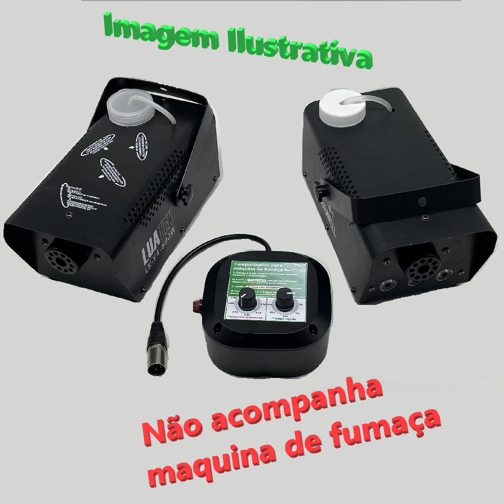 Temporizador para Maquina De Fumaça acionador timer controle - 6