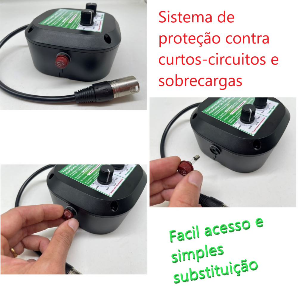 Temporizador para Maquina De Fumaça acionador timer controle - 7