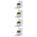 Ver imagem 1 de Kit com 4 Mini Prateleiras Buzios 15 X 12cm - Branco