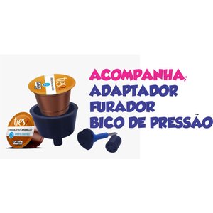 Adaptador de Cápsulas Trê Corações para Dolce Gusto