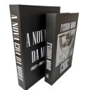 Ver imagem 1 de Decoração sala aparador livro fake preto branco chic fashion