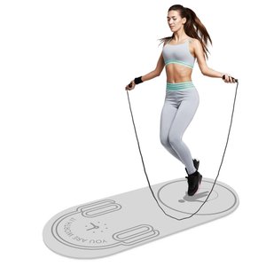 Tapete Pula Corda Absorção de Choque Yoga Antiderrapante Profissional Atividade Física Fitness Exerc