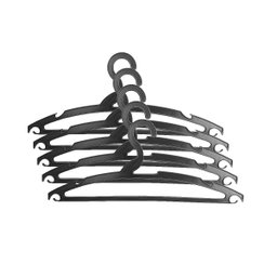 Cabides Roupas Cabide Roupa Pet Preto 30 Unidades - 4