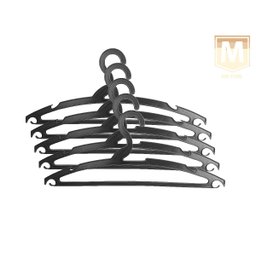 Cabides Roupas Cabide Roupa Pet Preto 30 Unidades - 2