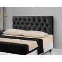 Ver imagem 1 de Cabeceira para Cama Casal Estofada 1.40M Preto - Rede Móveis
