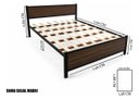Ver imagem 2 de Cama Casal Madri em Aço Preto