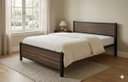 Ver imagem 1 de Cama Casal Madri em Aço Preto
