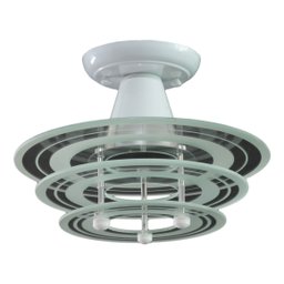 Lustre Plafon Round 3 Vidros Redondos Filetados Sala Quarto - 1