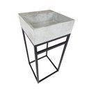 Ver imagem 1 de Gabinete para Banheiro Base Box Iron 40x40 Cm