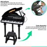 Brinquedo Infantil Instrumento Musical Piano Sinfonia Com Microfone Gravador Com Sons Demo Winfun -  - 3