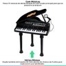Brinquedo Infantil Instrumento Musical Piano Sinfonia Com Microfone Gravador Com Sons Demo Winfun -  - 2