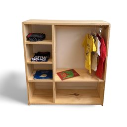 Guarda Roupa Escandinavo Infantil em Madeira - Montessori - 1