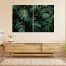 Quadro Decorativo - Duas Telas - Folhagem Costela de Adão - 120x80cm - 4