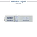 Ver imagem 5 de Cozinha Modulada 6 Peças 3 Aéreos 3 Balcões com Tampo Marselha Cabecasa Madeiraoriginals