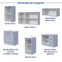 Ver imagem 5 de Cozinha Modulada 6 Peças 3 Aéreos 3 Balcões com Tampo Marselha CabeCasa MadeiraOriginals